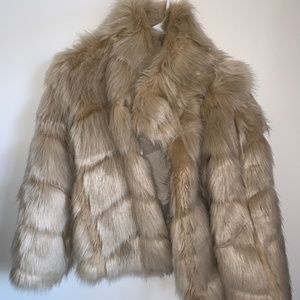 Zara Faux Fur Coat